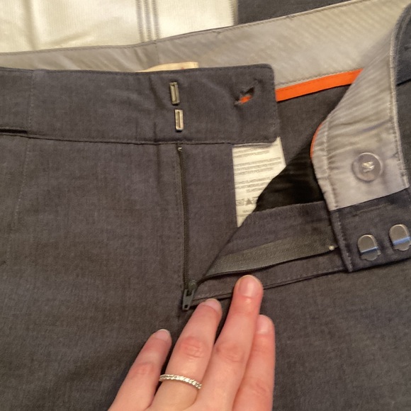 Charcoal Grey Slim Dress Pant - Picture 3 of 8